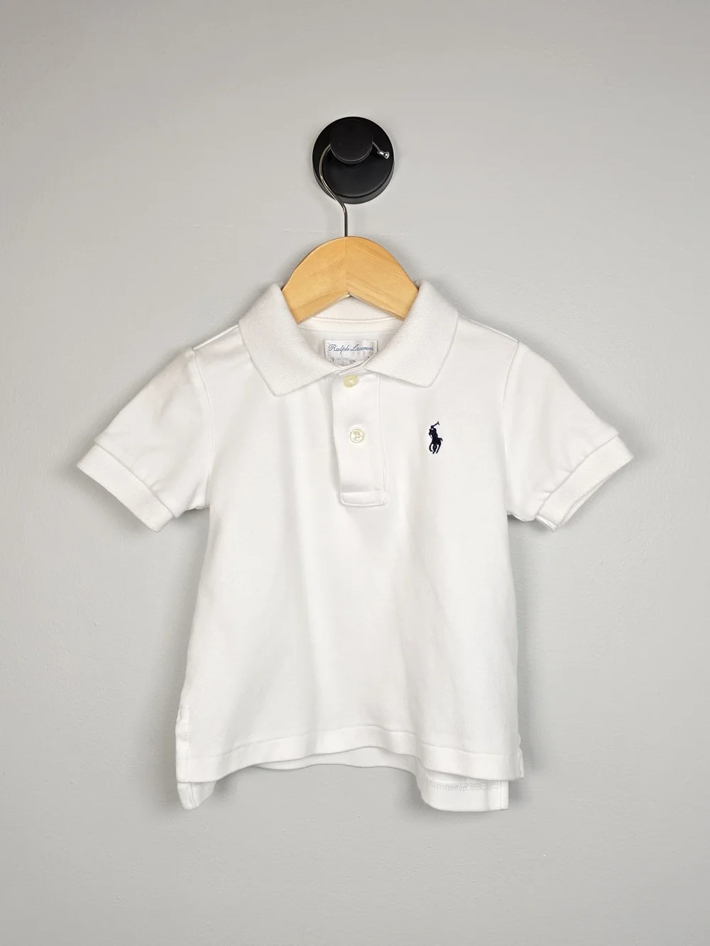 Ralph Lauren White Polo Shirt for Kids